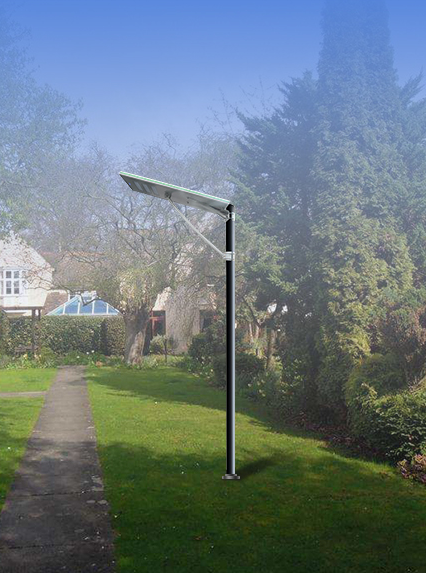 Alto rendimiento todo en una luz solar del patio de la calle, luz de calle integrada solar