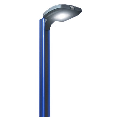 el jardín al aire libre poste de 30w 50w 60W LED enciende la lámpara de AoXin de la columna cuadrada del poste