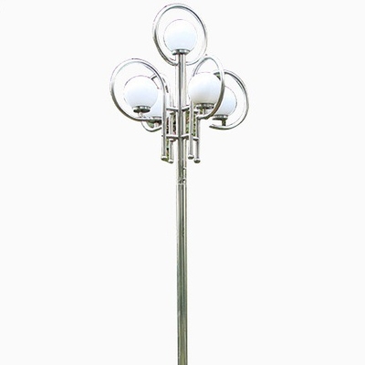 esfera al aire libre de la luz de poste del jardín de 100w 150w 200W alrededor de 5 casquillos de la lámpara