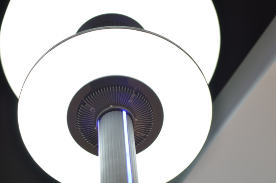 El círculo IP65 dos formó las lámparas de aluminio del patio, dos fuentes de luz con las tiras de la lámpara